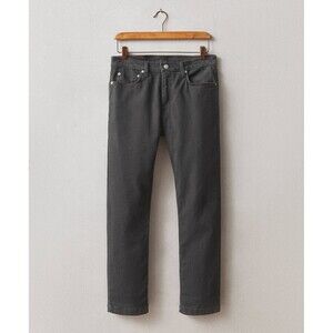 American Giant Roughneck Pants Mens 33x34 (Tag 32x34) Cast Iron Gray Stretch NEW